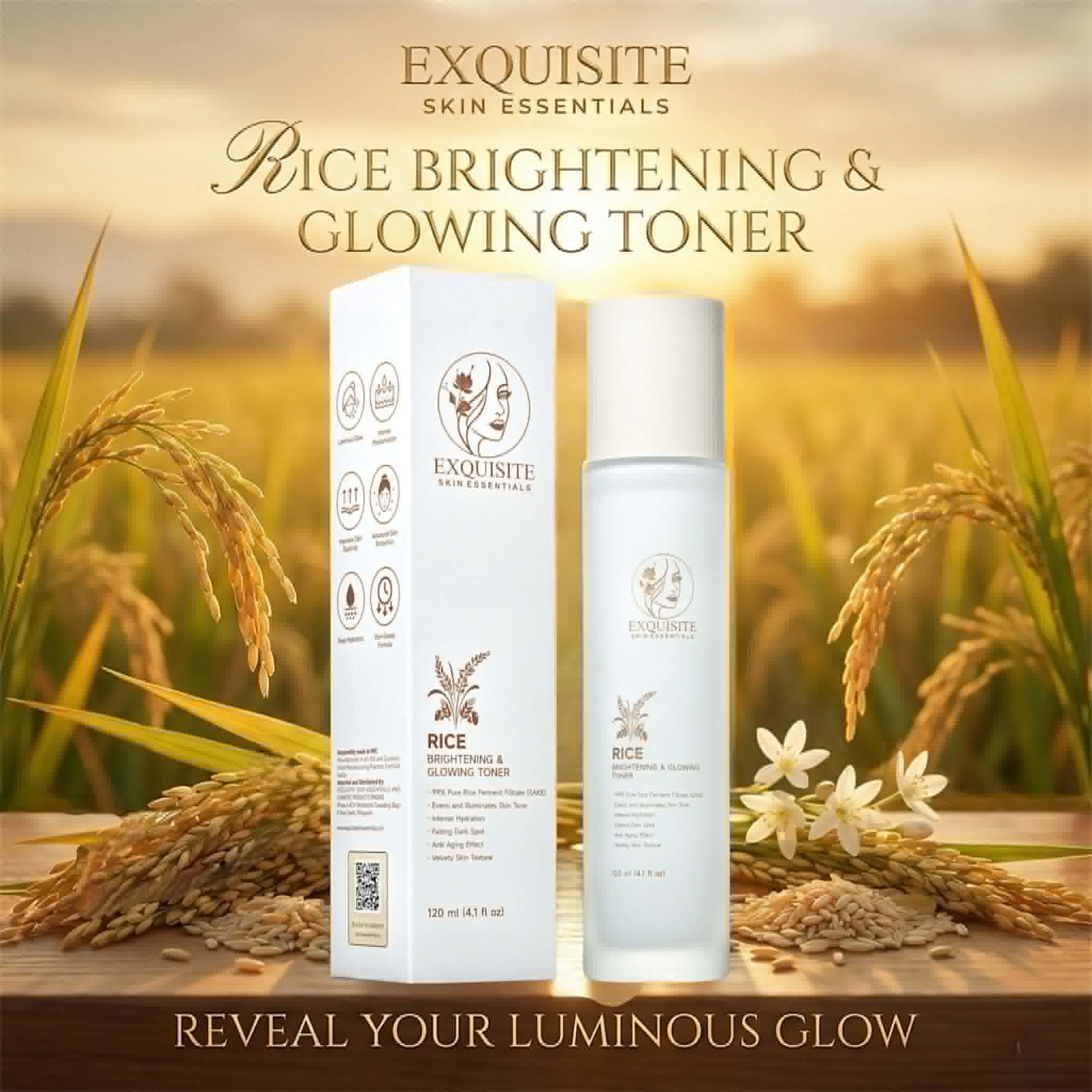 ESE_RICE BRIGHTENING & GLOWING TONER