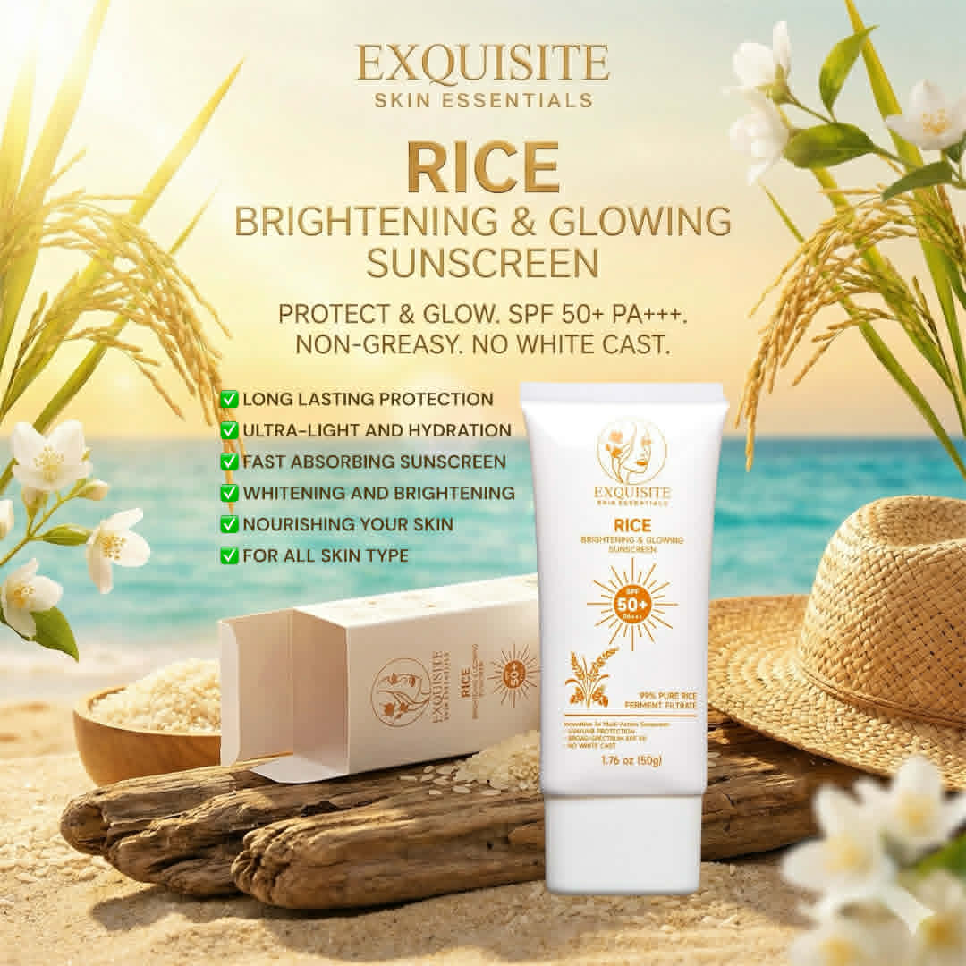 ESE_RICE BRIGHTENING & GLOWING SUNSCREEN SPF 50+++