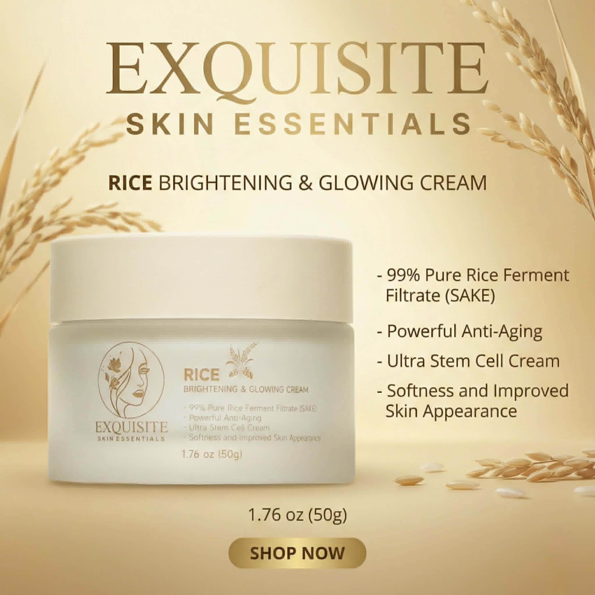 ESE_RICE BRIGHTENING & GLOWING CREAM