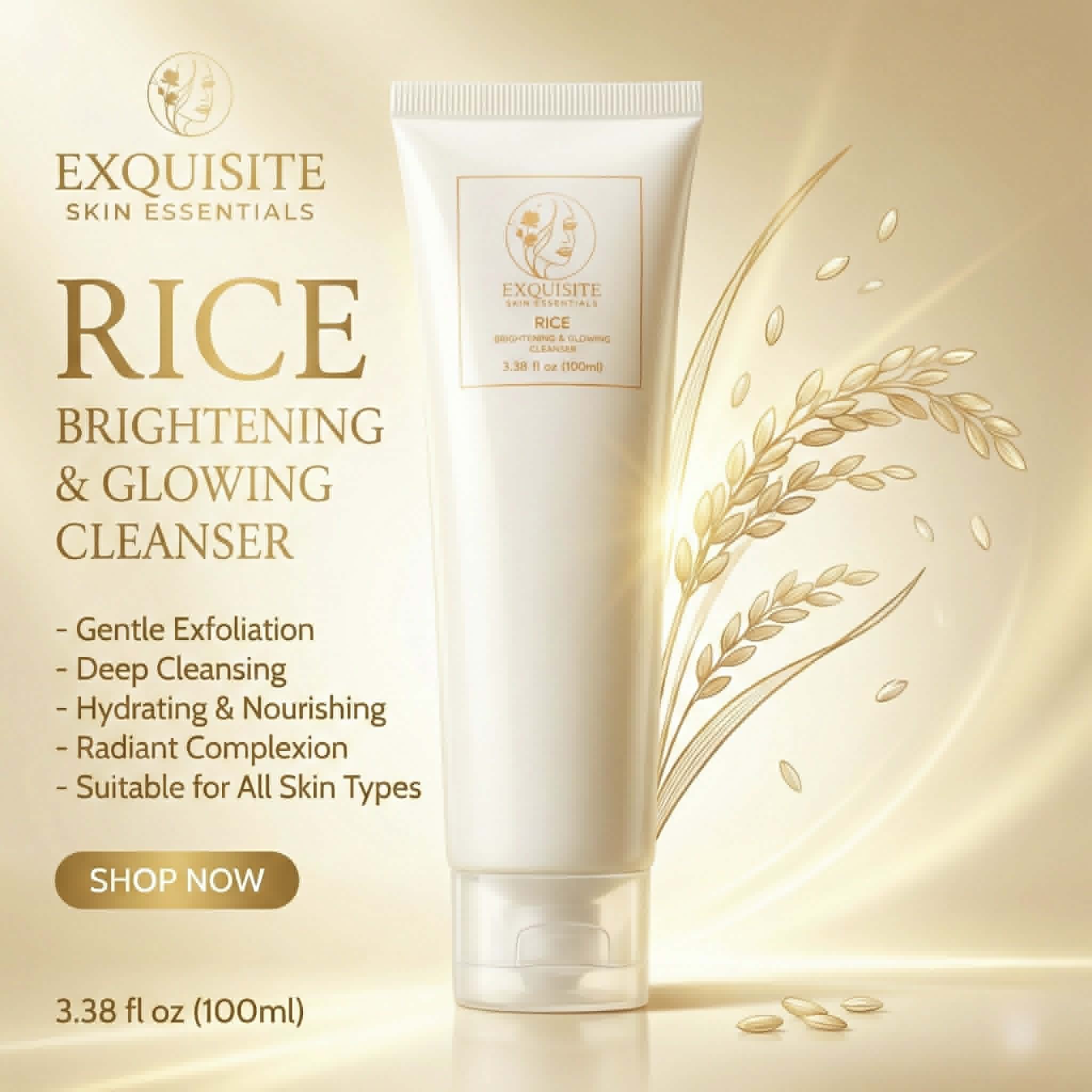 ESE_RICE BRIGHTENING & GLOWING CLEANSER