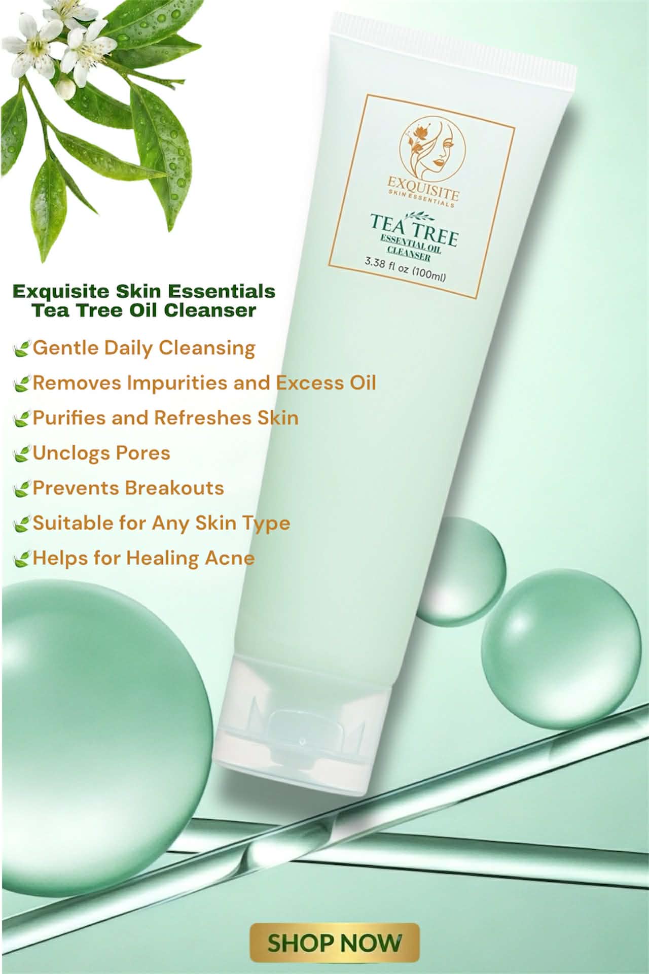 ESE_TEA TREE ESSENTIAL OIL CLEANSER